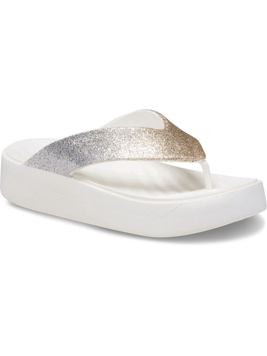 Crocs Getaway Chunky Glitter Platform Flip 210654-100