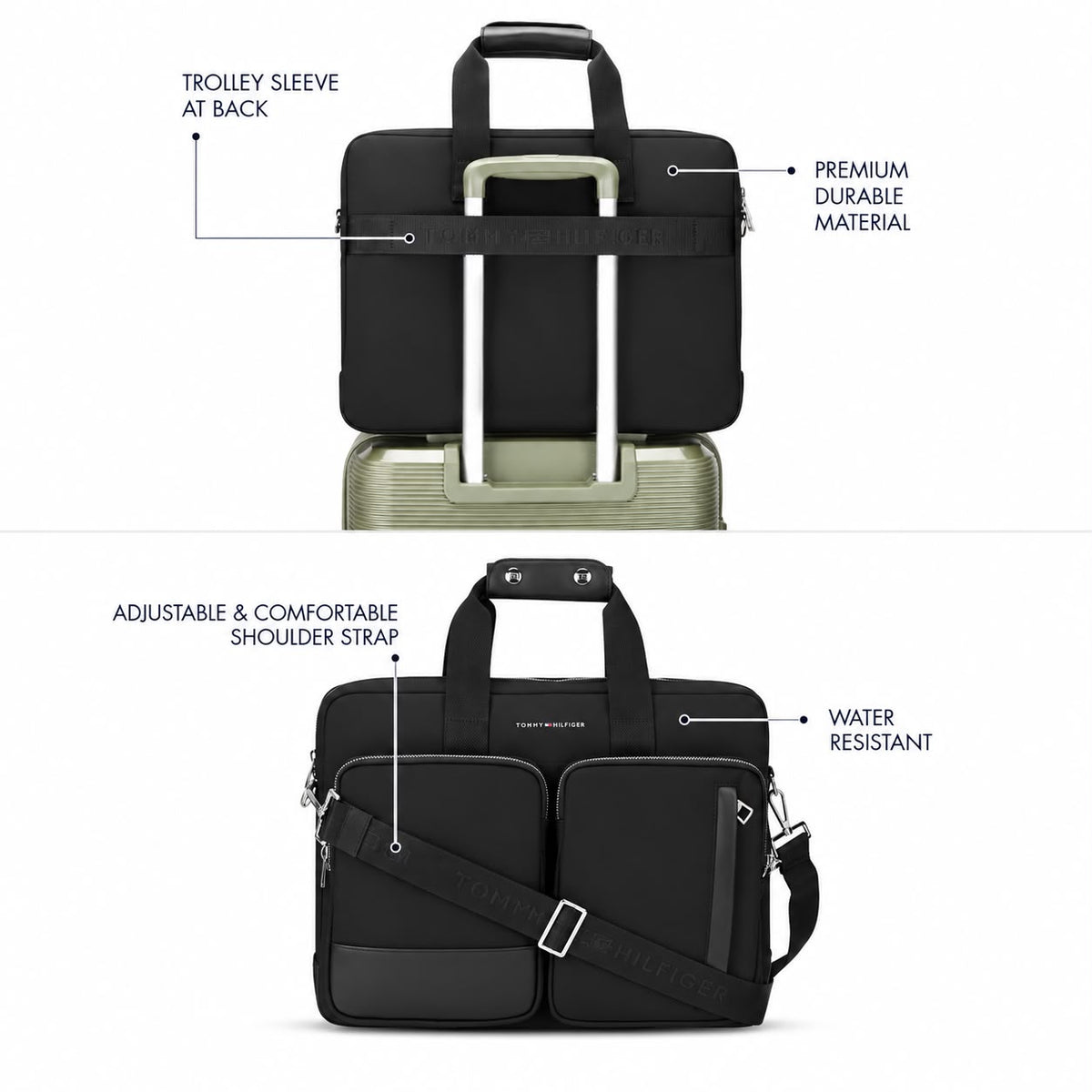 Tommy Hilfiger Belem Premium Business Case Black