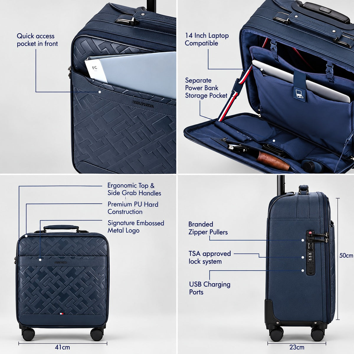 Tommy Hilfiger Benjamin Overnighter Navy