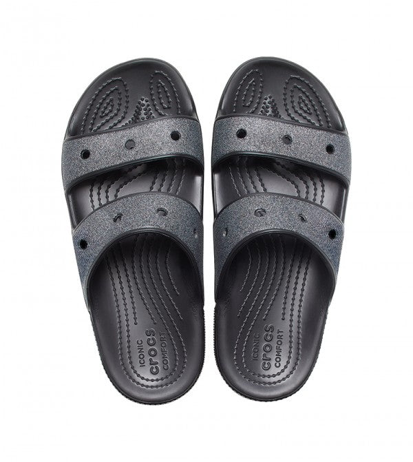 Crocs Croc Glitter II Sandal Black